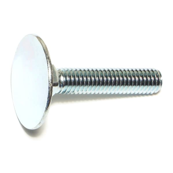 Midwest Fastener Elevator Bolt, 3/8"-16 Thrd Sz, 2 in L, Steel, Zinc Plated Finish, 5 PK 71324 - main